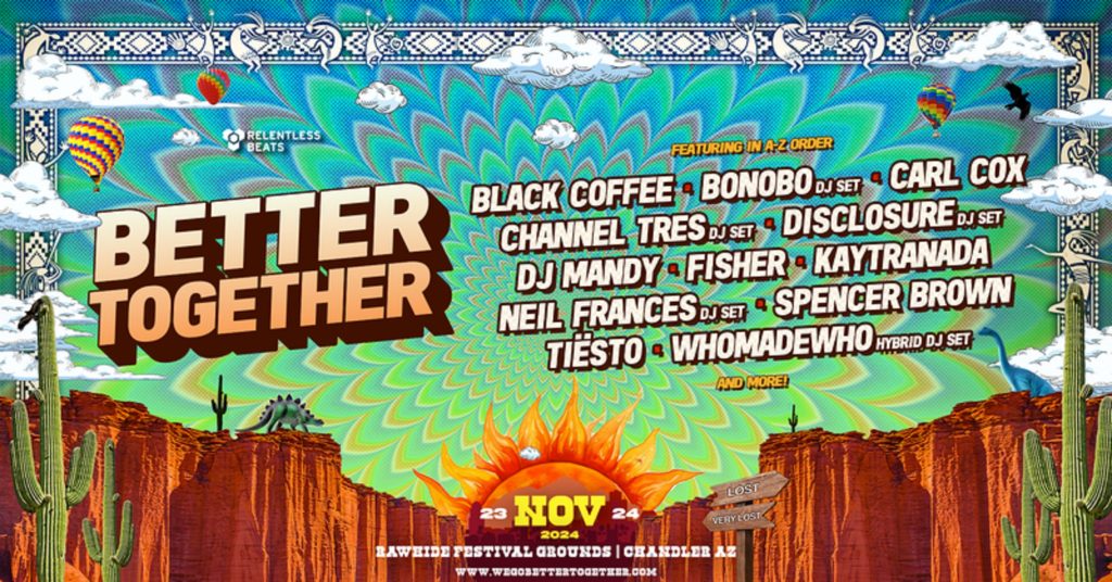 Better Together Festival 2024: Carl Cox, Tiësto, Disclosure, More