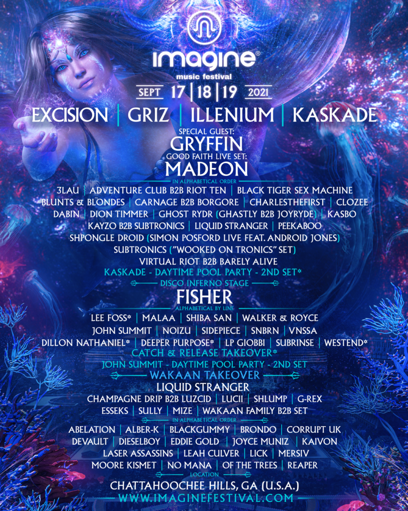 Lineup & Dates - Imagine Music Festival - The Era Of EDM Magazine