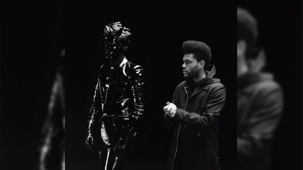 Visuals of The Weeknd and Gesaffelstein from "Lost in 