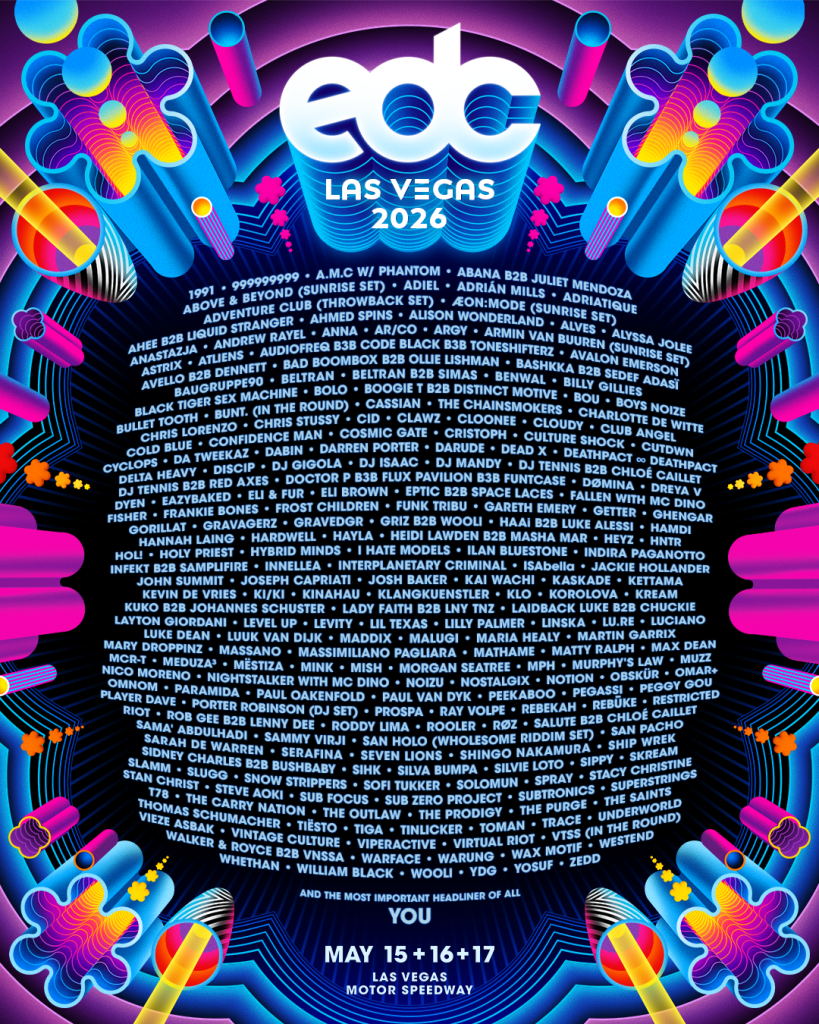 EDC Las Vegas 2026 Lineup Announced
